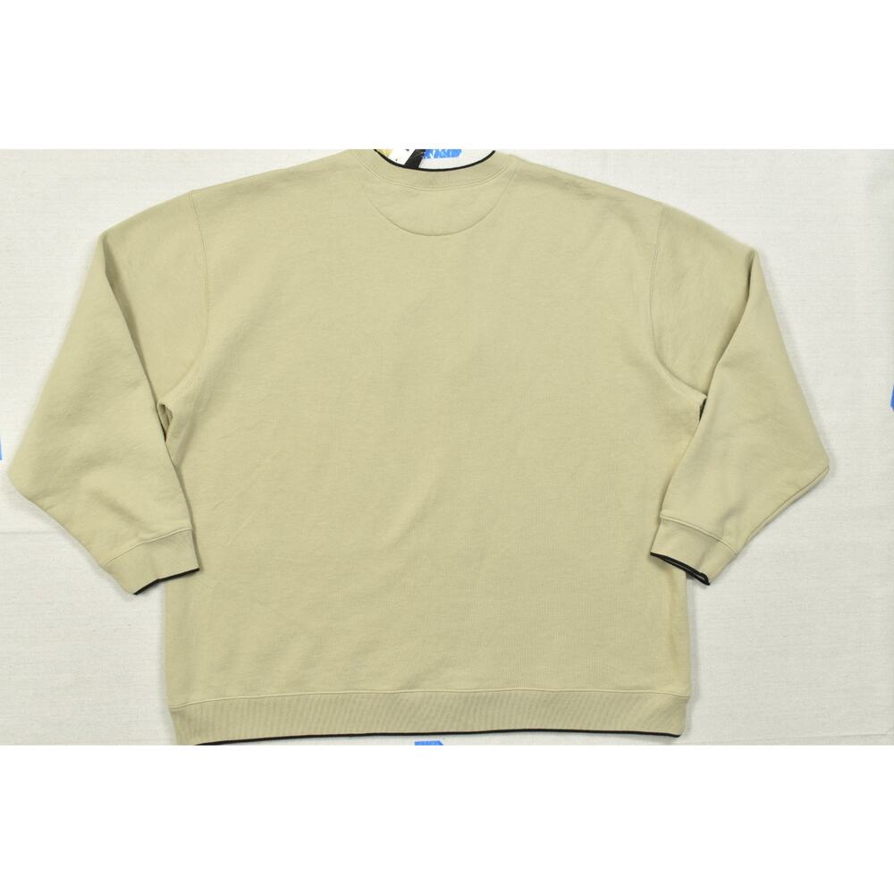 Croft & Barrow XXL Legends Outfitters Tan Embroidered Lab Dog Fleece Sweatshirt - Picture 7 of 8